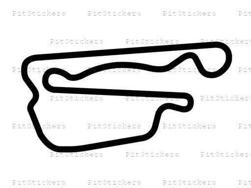 Adams Motorsports Park Optional Course Sticker