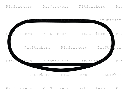 Auto Club Speedway Oval Sticker