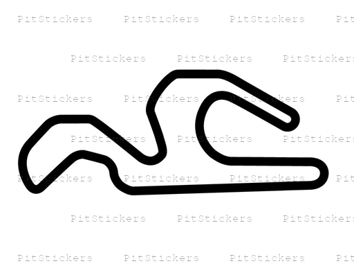 CalSpeed Karting Sportivo Course Sticker