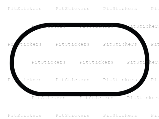 Dominion Raceway Oval Course Sticker