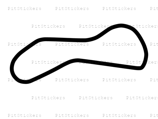 Dubai Autodrome Oval Handling Course Sticker