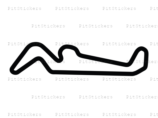 High Plains Raceway West Course Sticker