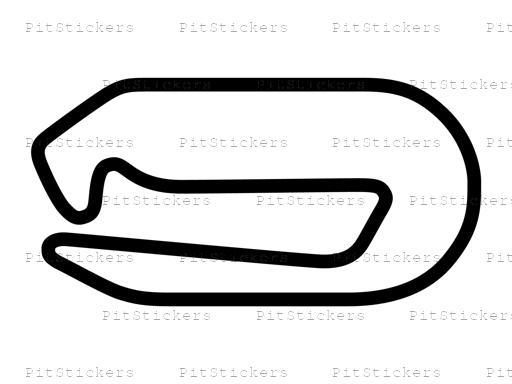 Homestead Miami Speedway Modified Road Course Sticker