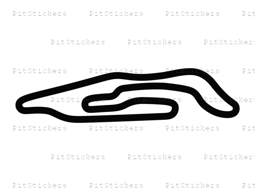 Maison Blanche Circuit at Le Mans Sticker