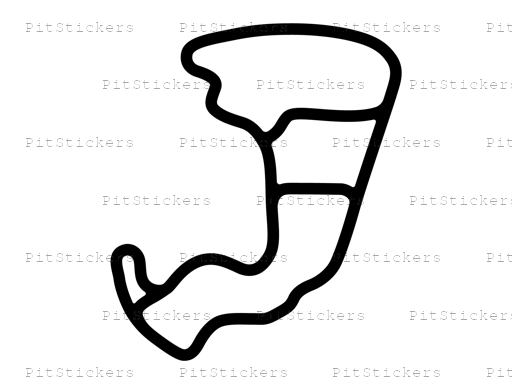 Michigan International Speedway Full Road Course Sticker
