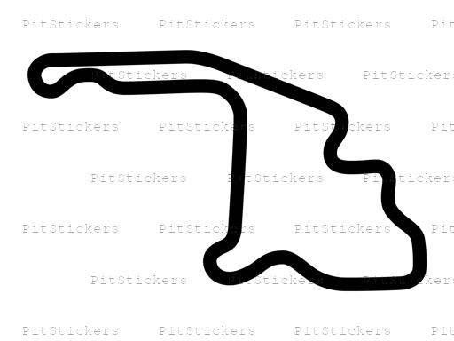 Mid-Ohio Main Course with Chicane Sticker