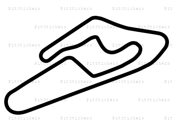 Mike Pero Motorsport Park GP Circuit Sticker