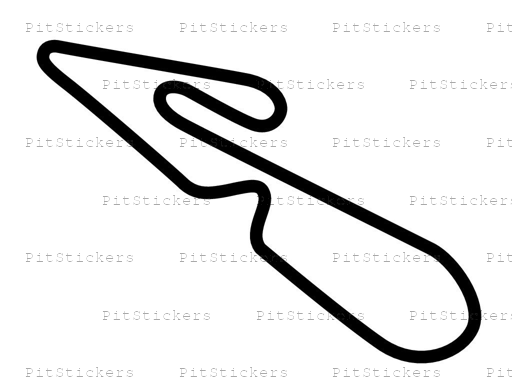Mission Raceway Park Long Circuit Sticker