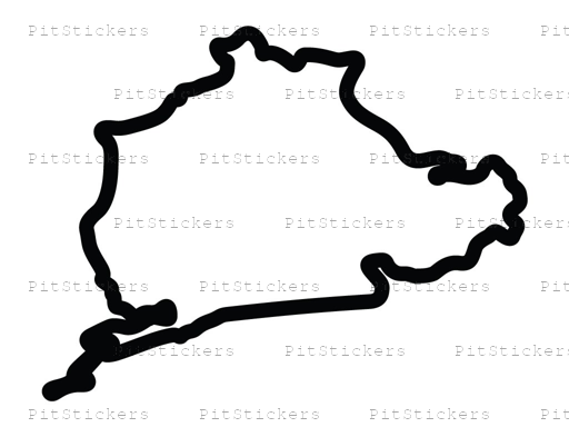 Nurburgring Full Circuit Sticker