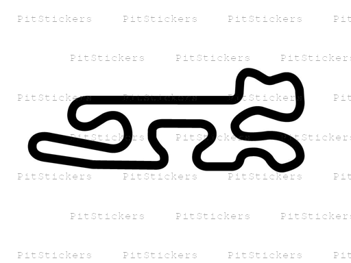 Pacific GP Motorsports Park Kart Track Sticker