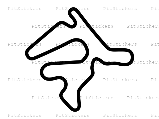 Pineview Run Road Course Sticker