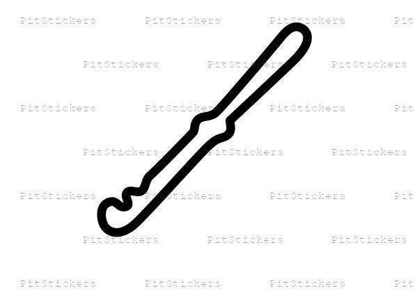 Prestwold Hall Race Track South Circuit Sticker