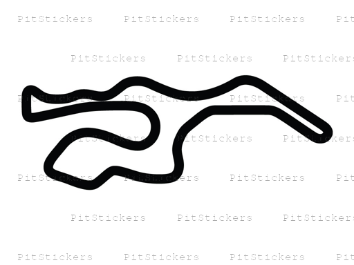 Sonoma Raceway (Infineon) Long Alternate Course Sticker