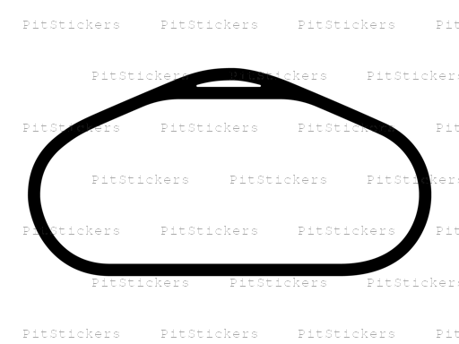 Talladega Superspeedway Tri-Oval Sticker