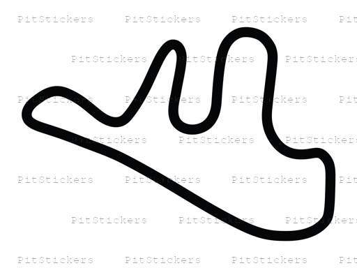 Thompson Motor Speedway Long Sticker