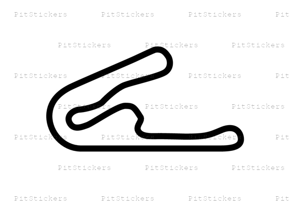 Tsukuba Motorcycle Circuit Sticker