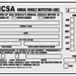 Annual USDOT FMCSA and FHWA Vehicle Inspection Decals. These stickers satisfy the Federal DOT requirements for 49 CFR Part 396.17 through 396.23. For commercial vehicles such as semi-trailer truck, tractor, tow truck, bus, motor coach, 18 wheeler.