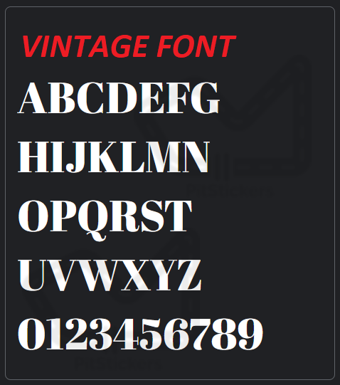 Race Car Class Letter Plate Vinyl Decal - Permanent, Reusable and Magnet Available