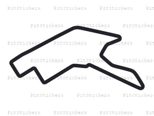 Adelaide Street Circuit Short Sticker