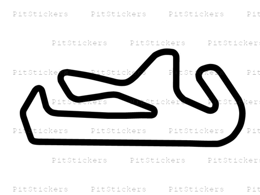 Algarve International Moto GP Circuit Sticker