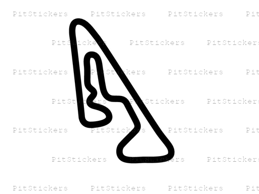 Apex Racing Kart Track Sticker