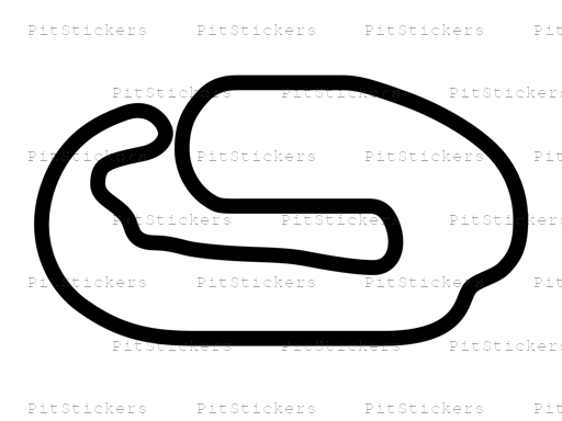 Atlanta Motor Speedway Road Course Sticker