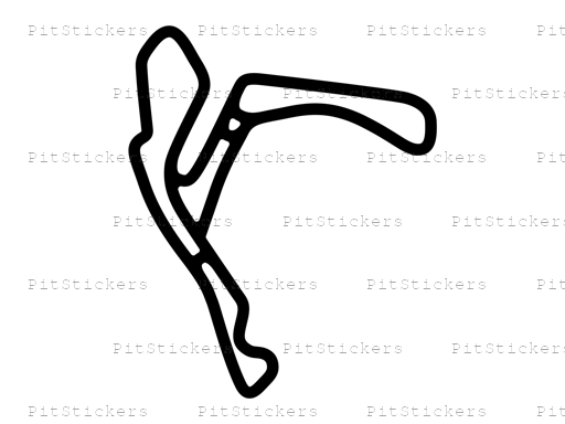 Atlanta Motorsports Park Kart Track Sticker