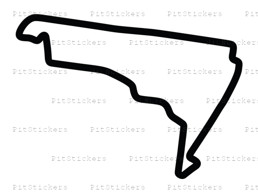 Autodromo Hermanos Rodriguez GP with Foro Sol Circuit Sticker