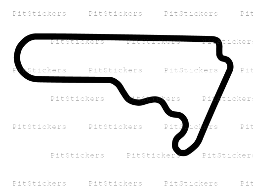 Autodromo Hermanos Rodriguez NASCAR Circuit Sticker
