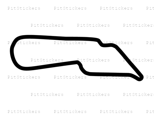 Autodromo Juan y Oscar Galvez Layout 12 Sticker