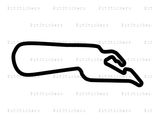 Autodromo Juan y Oscar Galvez Layout 15 Sticker