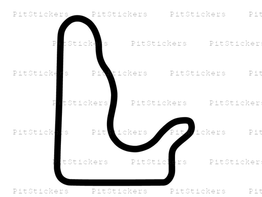 Barbagallo Raceway Short Sticker