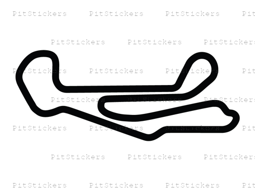 Barber Motorsports Park Main Circuit Sticker