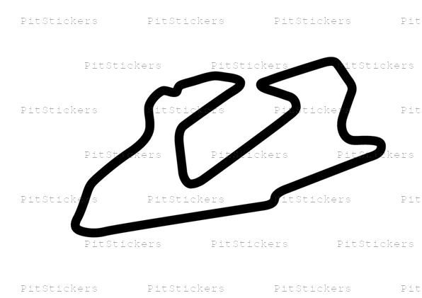 Bedford Autodrome Gran Turismo Circuit Sticker