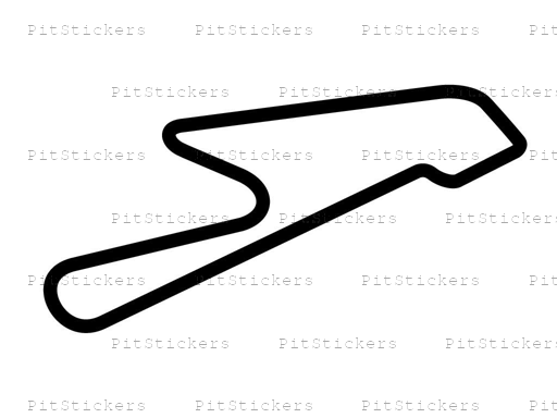 Bedford Autodrome North Circuit Sticker