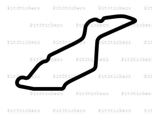 Bedford Autodrome West Circuit Sticker