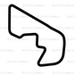 Brainerd Int'l Raceway Donnybrooke Course Sticker