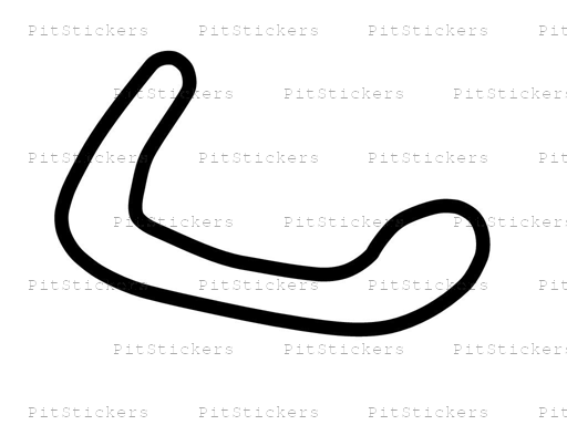 Brands Hatch Indy Circuit Sticker