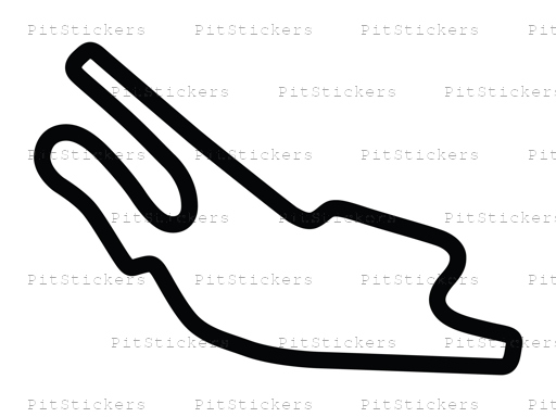 Bugatti Circuit at Le Mans Sticker