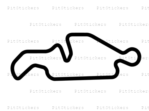 CalSpeed Karting Classico Course Sticker