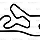 Carolina Motorsports Park Kart Track Sticker