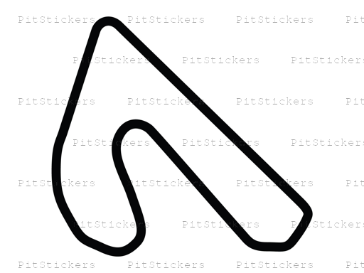 Carolina Motorsports Park West Course Sticker