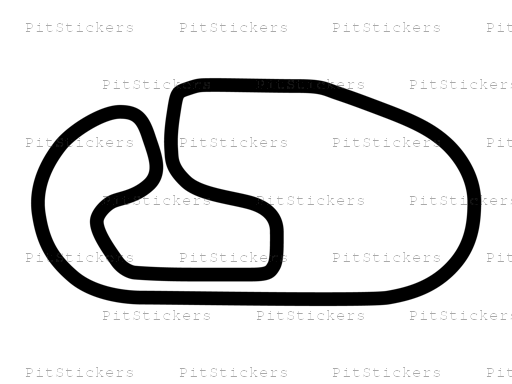 Charlotte Motor Speedway Alternate Road Course Sticker