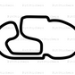 Charlotte Motor Speedway Alternate Roval Course Sticker