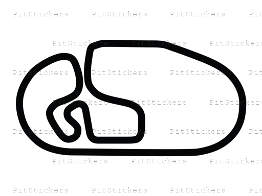 Charlotte Motor Speedway Road Course Sticker