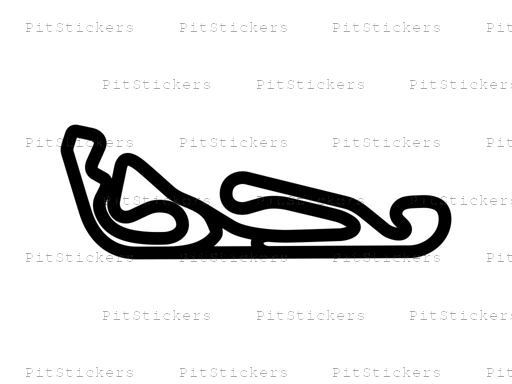 Clark International Speedway Sticker