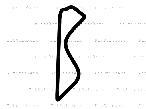 Copenhagen Faelledparken Circuit Sticker