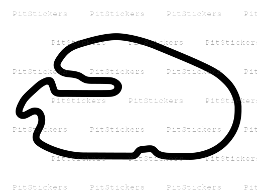 Daytona Int'l Speedway Moto Course Sticker