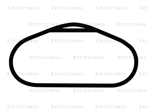 Daytona International Speedway Tri-Oval Sticker