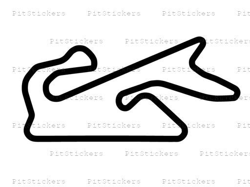Dubai Autodrome Grand Prix Course Sticker